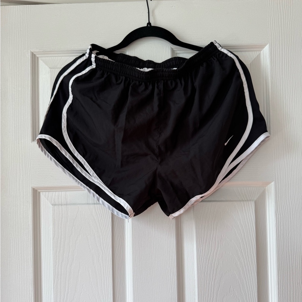 Nike Black and White Women's Athletic Shorts